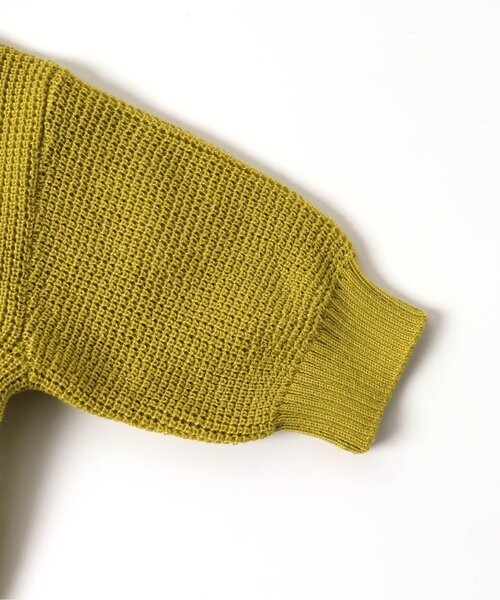 BREEZE(ブリーズ)の「【キッズとリンクコーデ可能】耳付きベビーカーディガン(カーディガン/ボレロ・キッズ・ネイビー/ライム/オフホワイト・80/70)」の11枚目の写真