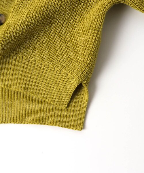 BREEZE(ブリーズ)の「【キッズとリンクコーデ可能】耳付きベビーカーディガン(カーディガン/ボレロ・キッズ・ネイビー/ライム/オフホワイト・80/70)」の12枚目の写真