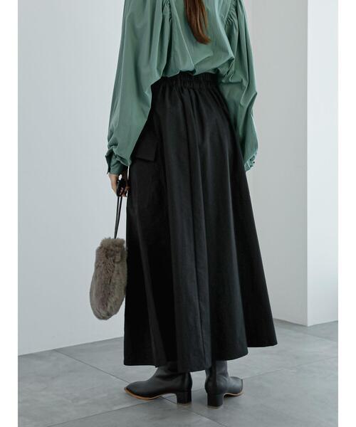 Te chichi(テチチ)の「カーゴフレアスカート(スカート・レディース・ブラック/カーキ・M/S)」の11枚目の写真