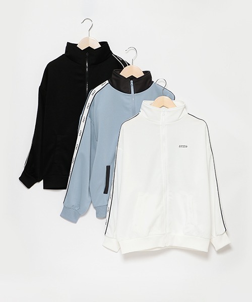 LOVETOXIC(ラブトキシック)の「【LTXC】吸水速乾トラックジャケット(Tシャツ/カットソー・キッズ・サックスブルー/ブラック/オフホワイト・S/L/M/LL)」の18枚目の写真
