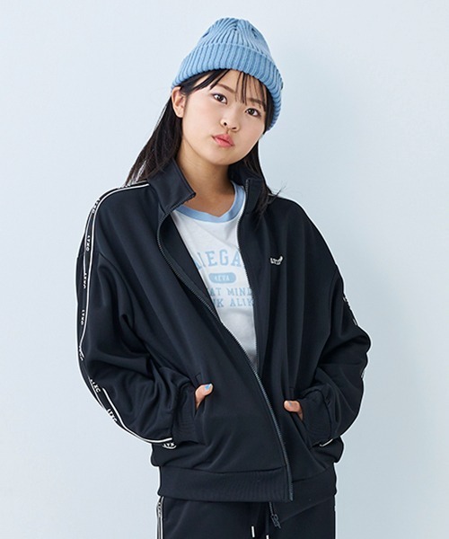 LOVETOXIC(ラブトキシック)の「【LTXC】吸水速乾トラックジャケット(Tシャツ/カットソー・キッズ・サックスブルー/ブラック/オフホワイト・S/L/M/LL)」の20枚目の写真