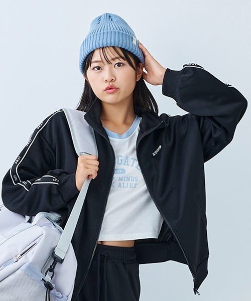 LOVETOXIC(ラブトキシック)の「【LTXC】吸水速乾トラックジャケット(Tシャツ/カットソー・キッズ・サックスブルー/ブラック/オフホワイト・S/L/M/LL)」の19枚目の写真