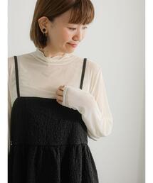 Lugnoncure | チュールタートルトップス(Tシャツ/カットソー)