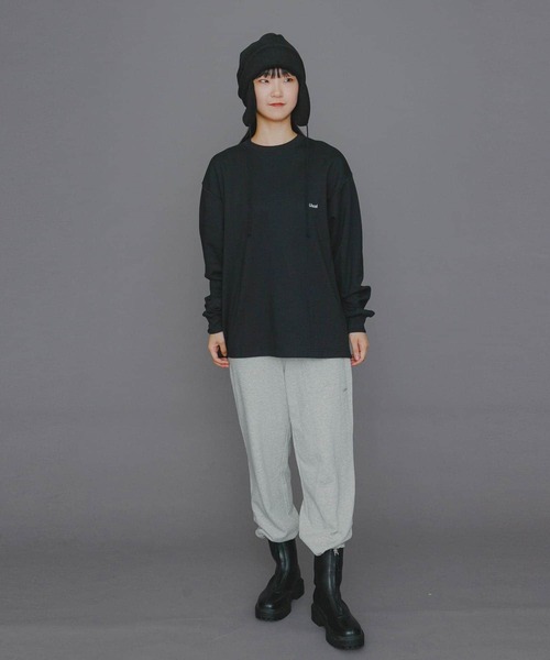 Uiscel（ユイセル）の「『ユニセックス』Uiscel　ヘビーウエイトジョガースウェットパンツ（その他パンツ・レディース・グレー/オートミール・MEDIUM/LARGE）」の9枚目の写真