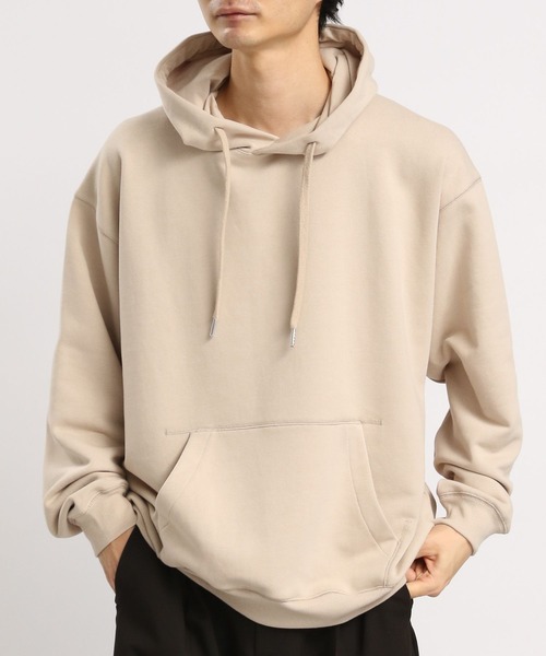 GLOBAL WORK Smile Seed Store（グローバルワーク スマイルシードストア）の「スウェットパーカー/175823（パーカー・メンズ・ブラック/オフホワイト/ベージュ系その他・MEDIUM/LARGE/X-LARGE/SMALL）」の3枚目の写真