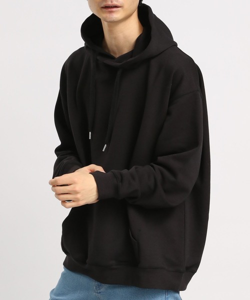 GLOBAL WORK Smile Seed Store（グローバルワーク スマイルシードストア）の「スウェットパーカー/175823（パーカー・メンズ・ブラック/オフホワイト/ベージュ系その他・MEDIUM/LARGE/X-LARGE/SMALL）」の2枚目の写真