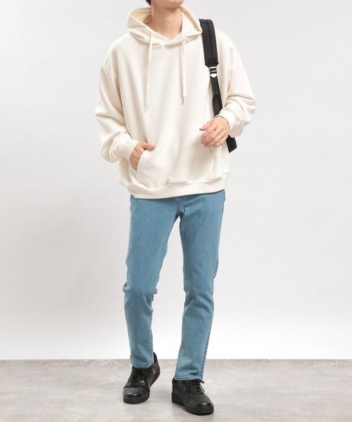 GLOBAL WORK Smile Seed Store（グローバルワーク スマイルシードストア）の「スウェットパーカー/175823（パーカー・メンズ・ブラック/オフホワイト/ベージュ系その他・MEDIUM/LARGE/X-LARGE/SMALL）」の8枚目の写真