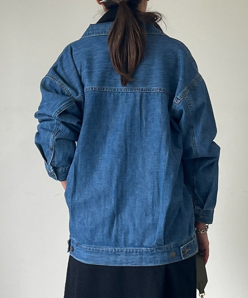 un dix cors（アンディコール）の「デニムジャケット（デニムジャケット・レディース・ネイビー/ブルー・FREE）」の20枚目の写真