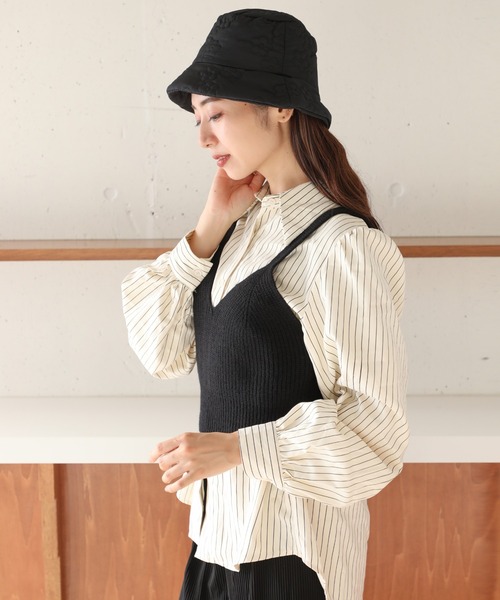 セール】【SETUP7】フラワーキルトハット キルティングハット バケハ