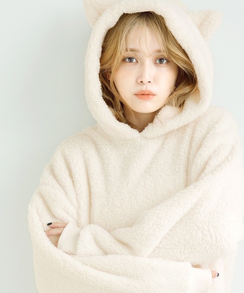 もじのすけ様♡猫耳フーディバラクラバ&レッグウォーマーset♡タオルヤーン 楽天市場】【最短即日出荷】※パーカーのみの販売※ユニセックス