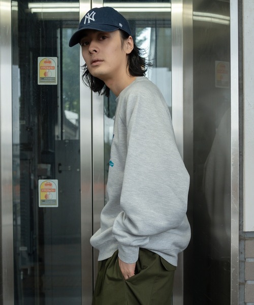 kutir（クティール）の「ビックシルエットゲームスウェット（スウェット・メンズ・ネイビー/杢グレー/ブラック・MEDIUM/LARGE）」の21枚目の写真