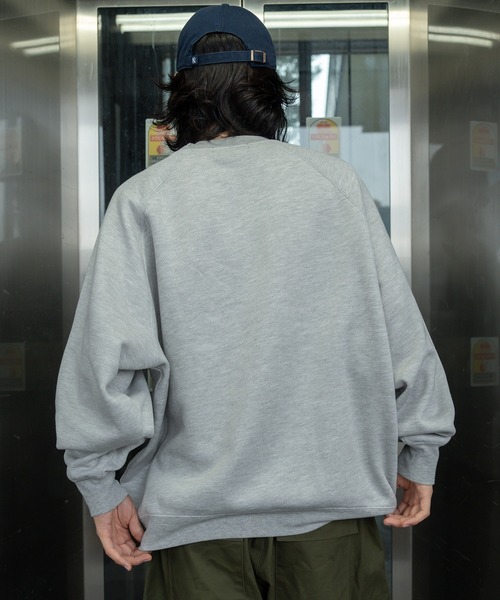 kutir（クティール）の「ビックシルエットゲームスウェット（スウェット・メンズ・ネイビー/杢グレー/ブラック・MEDIUM/LARGE）」の22枚目の写真