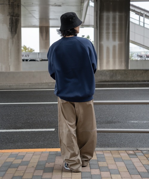 kutir（クティール）の「ビックシルエットゲームスウェット（スウェット・メンズ・ネイビー/杢グレー/ブラック・MEDIUM/LARGE）」の11枚目の写真