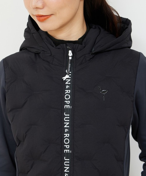 セール】【撥水】【保温】ナイロンストレッチダウンブルゾン（ダウン