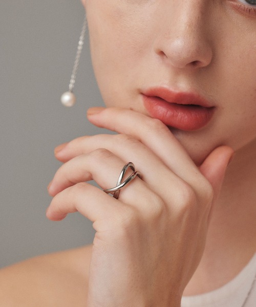 CENE（セネ）の「【CENE】セネ/クロスリング（リング・レディース・ゴールド/シルバー・#11/#9/#13）」の15枚目の写真