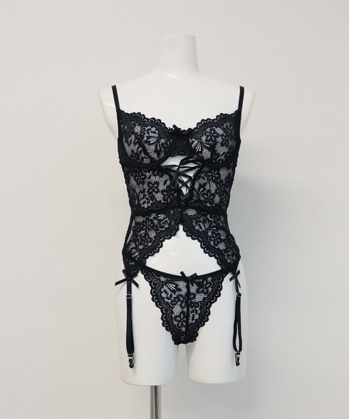 OSYAREVO（オシャレボ）の「総レース ビスチェ 風 ランジェリー