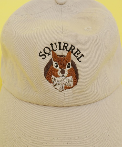 didizizi（ディディジジ）の「リス刺繍キャップ（キャップ・レディース・グリーン/ベージュ/イエロー・FREE）」の17枚目の写真