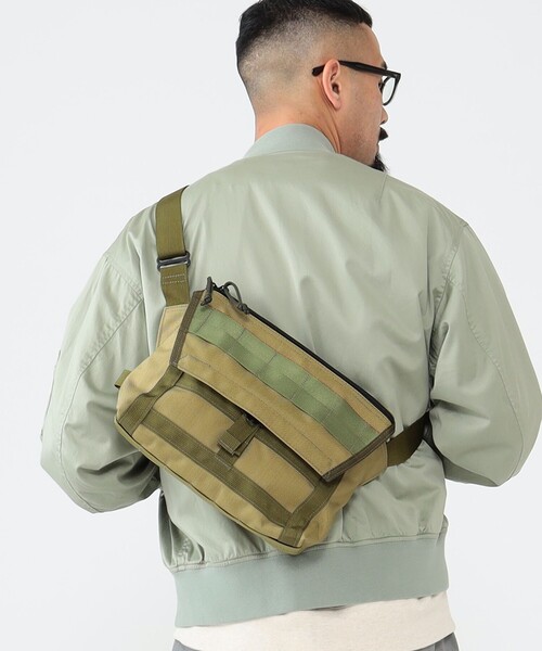 BRIEFING×BEAMS/別注FLEET MESSENGER KHAKI BRIEFING×BEAMS/別注FLEET MESSENGER KHAKI - メルカリ