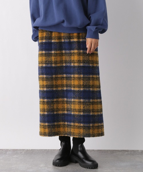 LEPSIM（レプシィム）の「シャギーチェックスカート 184046（スカート