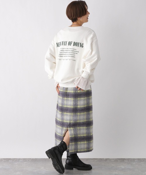 LEPSIM（レプシィム）の「シャギーチェックスカート 184046（スカート