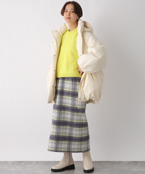 ymkさま専用ページ LEPSIM（レプシィム）の「シャギーチェックスカート 184046
