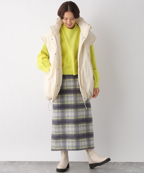 手首式 LEPSIM（レプシィム）の「シャギーチェックスカート 184046（スカート