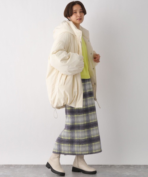 LEPSIM（レプシィム）の「シャギーチェックスカート　184046（スカート・レディース・ネイビー/グレー・FREE）」の18枚目の写真