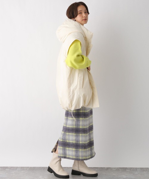 り出品 LEPSIM（レプシィム）の「シャギーチェックスカート 184046