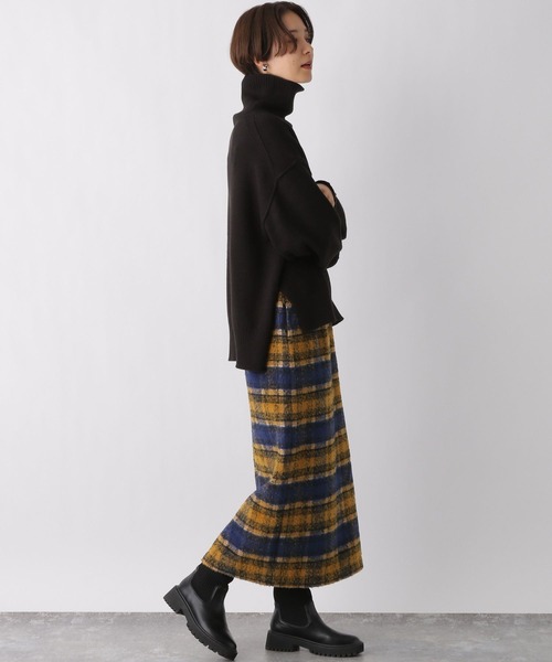 LEPSIM（レプシィム）の「シャギーチェックスカート 184046（スカート