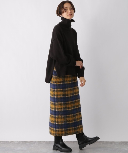 ymkさま専用ページ LEPSIM（レプシィム）の「シャギーチェックスカート 184046