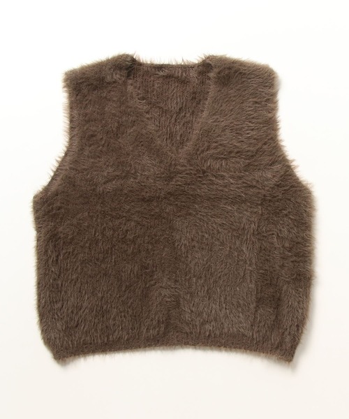 新品未使用品　シャギーニットベスト シャギーニットベスト 通販【ニッセン】