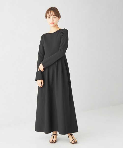 EMMEL REFINES  フィット＆パフィー シェイプ ニットワンピース EMMEL REFINES（エメルリファインズ）の「＜EMMEL REFINES＞EM