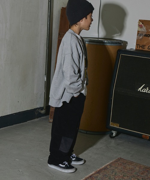 PAIRMANON STREET(ペアマノンストリート)の「【PAIRMANON STREET】裏起毛 ボリューム スリーブ スウェット カーディガン(カーディガン/ボレロ・キッズ・ネイビー/ブラック/ベージュ/レッド/グレー・120/150/130/100/140/90/110)」の11枚目の写真