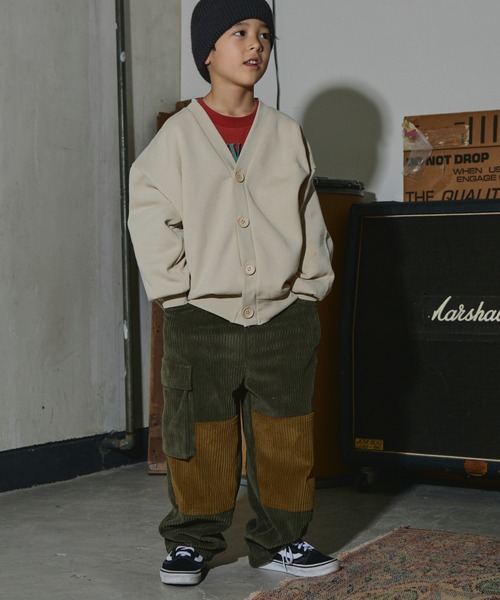 PAIRMANON STREET(ペアマノンストリート)の「【PAIRMANON STREET】裏起毛 ボリューム スリーブ スウェット カーディガン(カーディガン/ボレロ・キッズ・ネイビー/ブラック/ベージュ/レッド/グレー・120/150/130/100/140/90/110)」の14枚目の写真