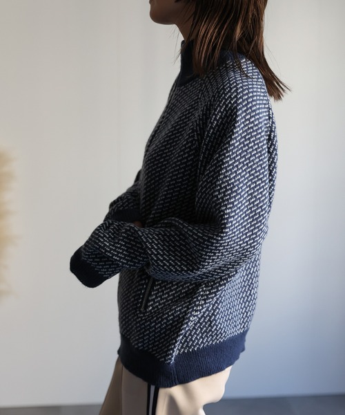 美品！テーラーメイド　ニットブルゾン　Sサイズ　銀座モデル 美品！テーラーメイド ニットブルゾン Sサイズ 銀座モデル