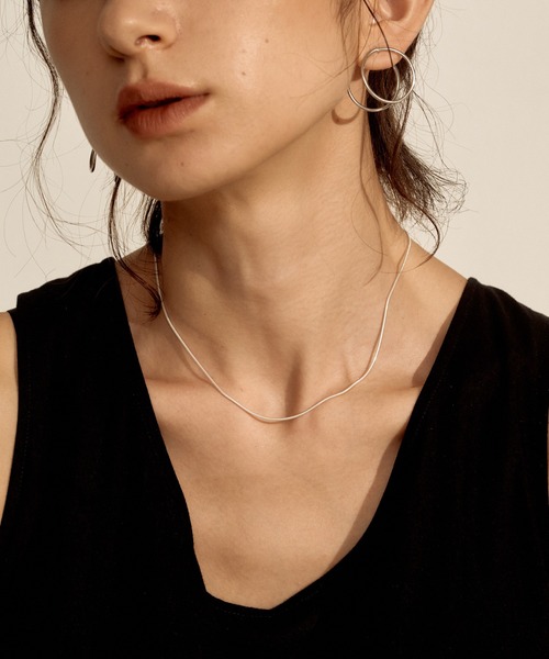 novice】Simple Narrow Necklace［Silver925］（ネックレス