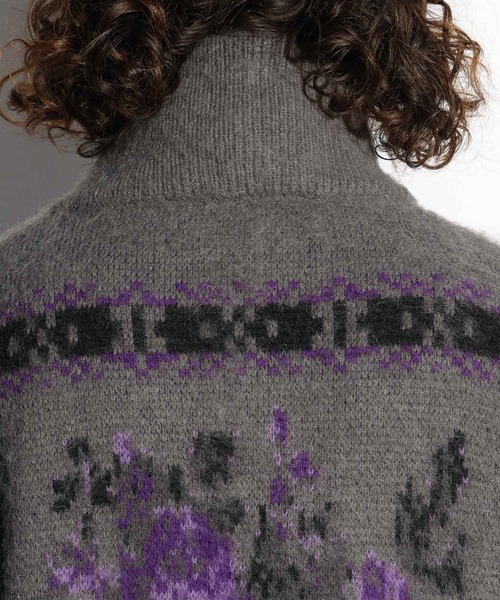 HARE（ハレ）の「フラワーモチーフニットブルゾン(HARE)（ブルゾン