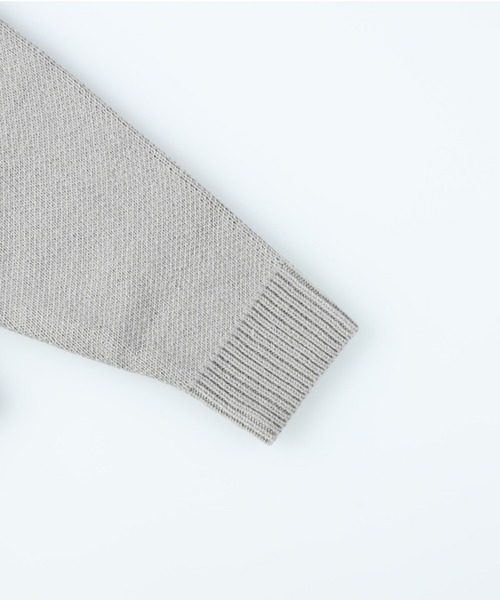 Right-on（ライトオン）の「3D リンクスハーフジップニット（ニット/セーター・メンズ・ブラック/ネイビー/グレー・XL/L/M）」の8枚目の写真