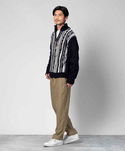 Right-on（ライトオン）の「3D リンクスハーフジップニット（ニット/セーター・メンズ・ブラック/ネイビー/グレー・XL/L/M）」の13枚目の写真