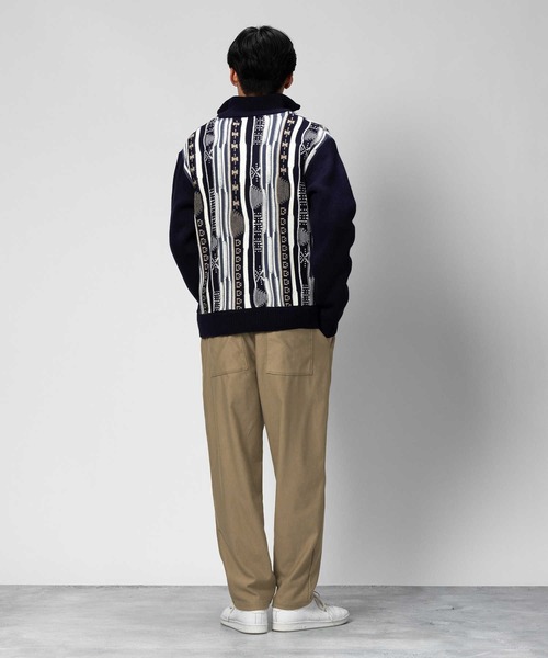 Right-on（ライトオン）の「3D リンクスハーフジップニット（ニット/セーター・メンズ・ブラック/ネイビー/グレー・XL/L/M）」の14枚目の写真