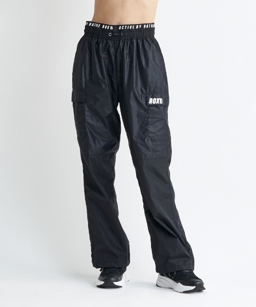 【セール】STAY TRUE PANTS/ロキシー撥水スタンダードストレートナイロンカーゴパンツ（カーゴパンツ）｜ROXY（ロキシー）