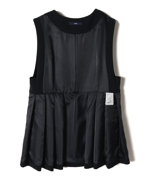 SHIPS（シップス）の「〈セレモニー対応可〉ダブルクロス ジレ  24SS（セットアップ対応）◇（ベスト・レディース・ネイビー/ライトグレー・ONE SIZE）」の9枚目の写真