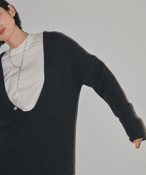 TODAYFUL（トゥデイフル）の「TODAYFUL Uneck Cashmere Knit