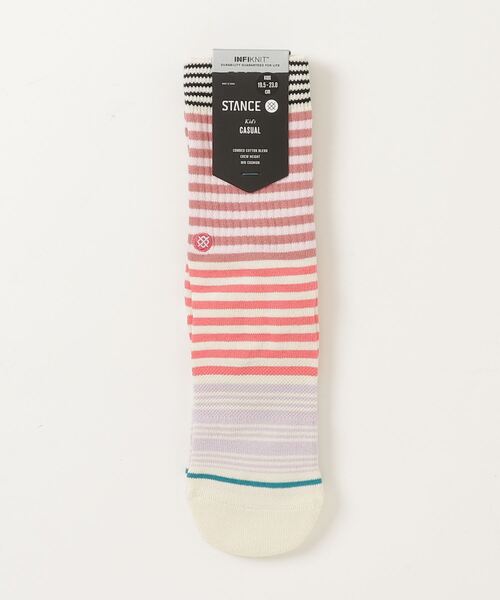 STANCE(スタンス)の「STANCE/スタンス キッズ 靴下 ソックス SUNSHINE STRIPE KIDS K556C23SUN(ソックス/靴下・キッズ・オフホワイト・L)」の1枚目の写真