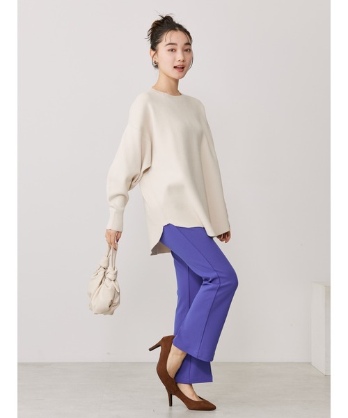 AMERICAN HOLIC(アメリカンホリック)の「美・美・美ポンチジョーゼットフレアパンツ(その他パンツ・レディース・ブラック/ブルー/グレイッシュベージュ/その他6・S/M/XS/L)」の9枚目の写真