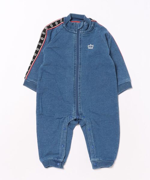 BABYDOLL（ベビードール）の「ロゴテープロンパース 9154B（ロンパース・キッズ・ベビーピンク/ブラック/ライトインディゴブルー・80ｃｍ/70cm）」の17枚目の写真