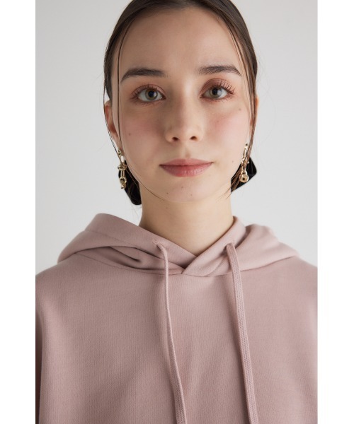 rienda(リエンダ)の「クロップドフーディースウェットトップス 春服(スウェット・レディース・アイボリー/ブラック/ピンク・FREE)」の15枚目の写真