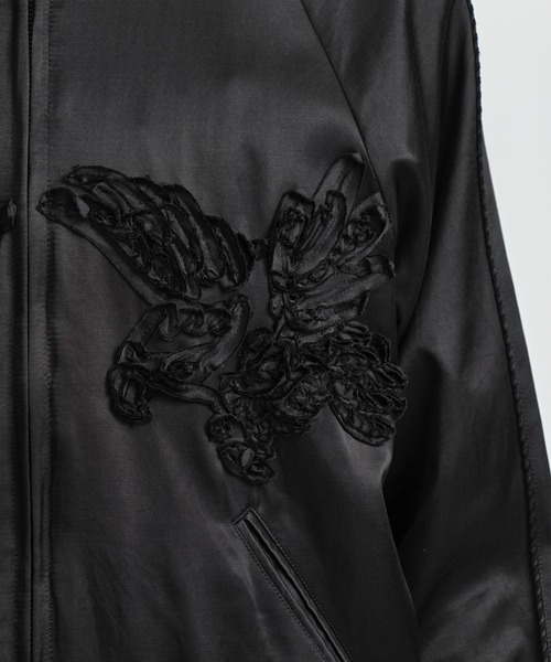 TAAKK（ターク）の「【TAAKK/ターク】別注 TAPE EMBROIDERY SOUVENIR JACKET/別注 テープエンブロイダリースーベニアジャケット（MA-1・メンズ・ブラック/マルチ・3/2/1）」の18枚目の写真