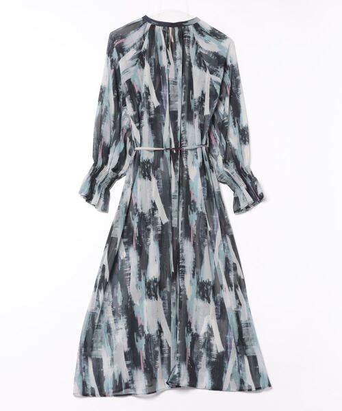 Q(キュー)の「ドローイングマキシワンピース(ワンピース・レディース・ブラック系その他/ブラウン系その他・MEDIUM)」の3枚目の写真