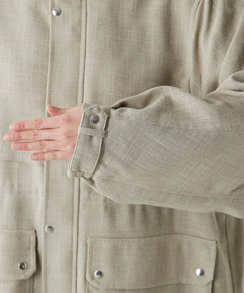 Drawing Numbers(ドローイング ナンバーズ)の「【Drawing Numbers】スプリングドロストコート(ブルゾン・レディース・ベージュ/ネイビー・38)」の16枚目の写真